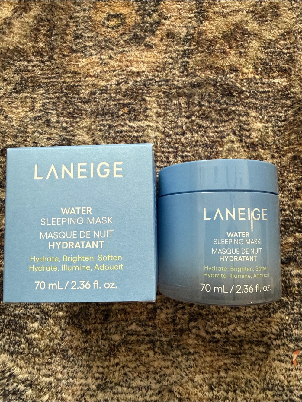 LANEIGE Blue Water Sleeping Mask - Hydrating Overnight Gel Cream
